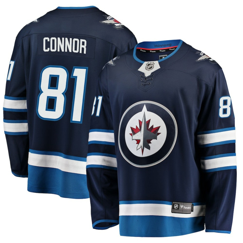 Kyle Connor Winnipeg Jets Fanatics Breakaway Replica Jersey - Navy - NHL