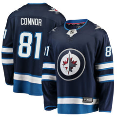 Kyle Connor Winnipeg Jets Fanatics Breakaway Replica Jersey - Navy - NHL
