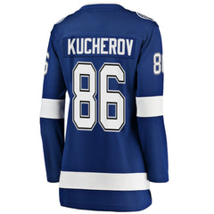 Nikita Kucherov Tampa Bay Lightning Fanatics Women's Home Breakaway Jersey - Blue - NHL