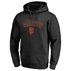 San Francisco Giants Team Lockup Fitted Pullover Hoodie - MLB