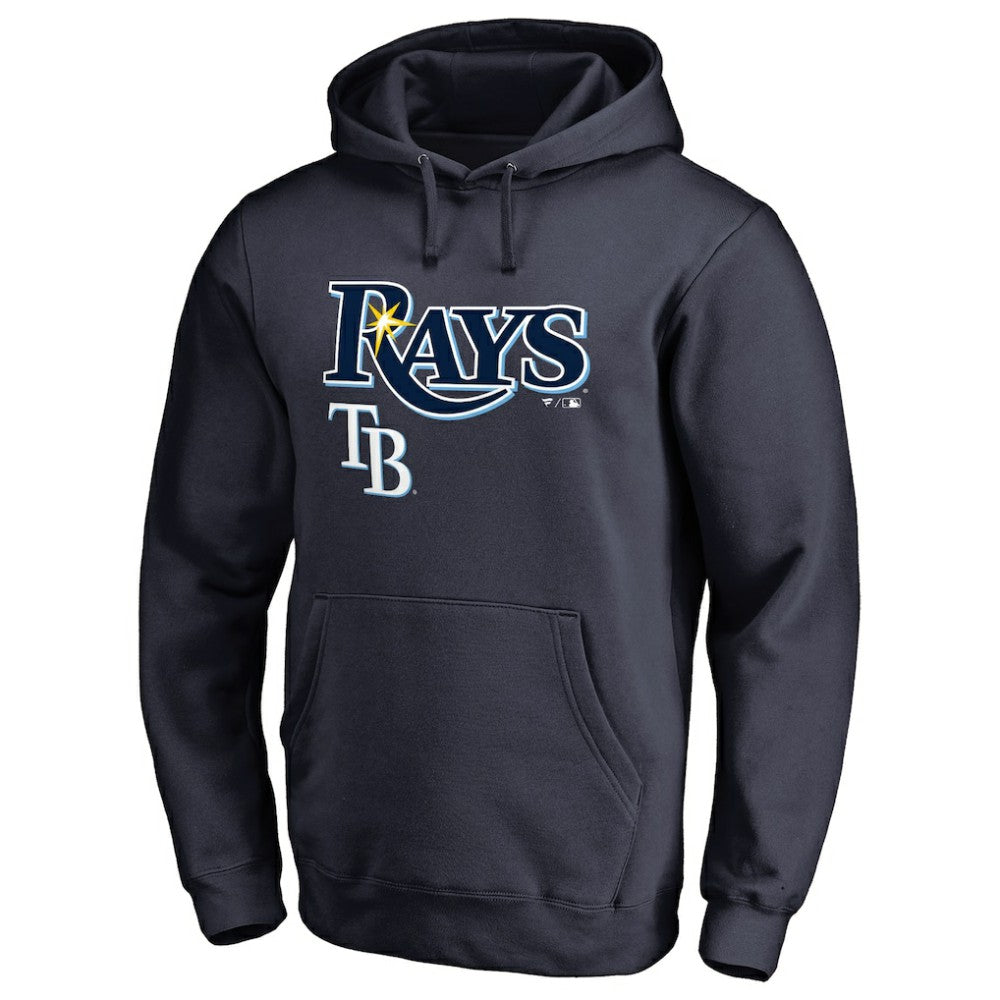 Tampa Bay Rays Team Lockup Fitted Pullover Hoodie - MLB
