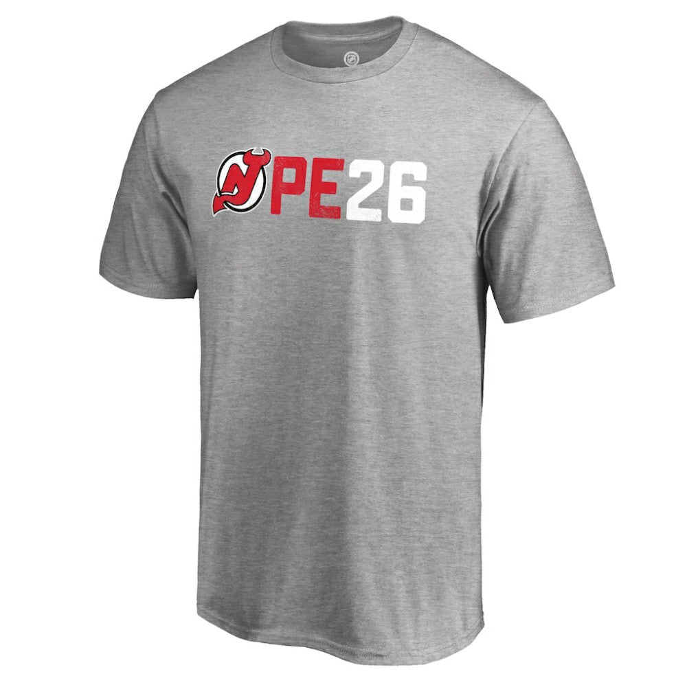 Patrik Elias New Jersey Devils PE26 T-Shirt - Heather Gray - NHL