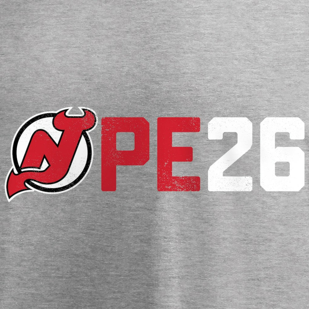 Patrik Elias New Jersey Devils PE26 T-Shirt - Heather Gray - NHL