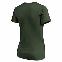 Giannis Antetokounmpo Milwaukee Bucks Women's Player State V-Neck T-Shirt Hunter Green - NBA