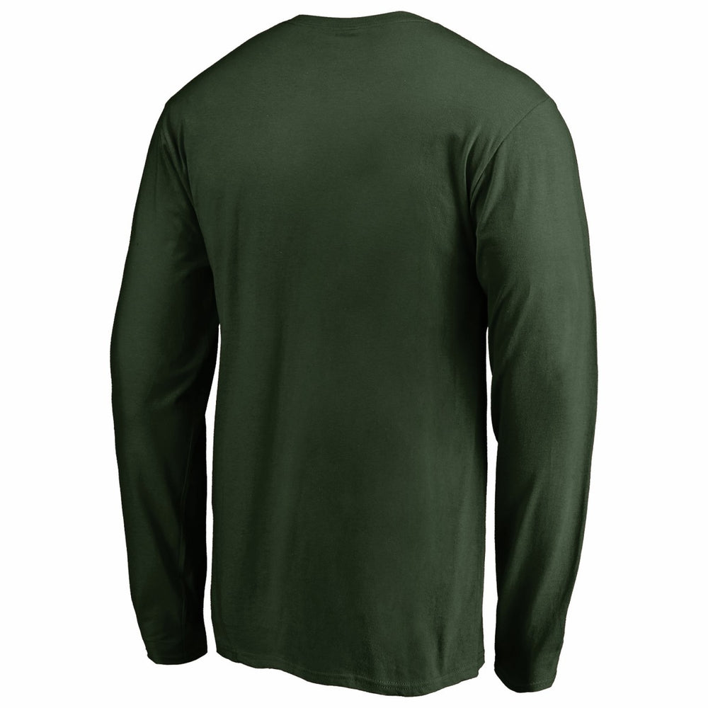 Giannis Antetokounmpo Milwaukee Bucks Player State Long Sleeve T-Shirt Hunter Green - NBA