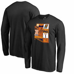 Devin Booker Phoenix Suns Player State Long Sleeve T-Shirt Black - NBA