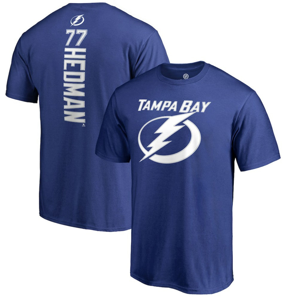Victor Hedman Tampa Bay Lightning Backer T-Shirt - Blue - NHL
