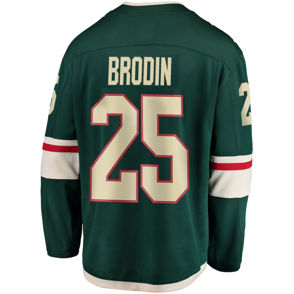 Jonas Brodin Minnesota Wild Fanatics Breakaway Jersey - Green - NHL