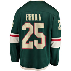 Jonas Brodin Minnesota Wild Fanatics Breakaway Jersey - Green - NHL