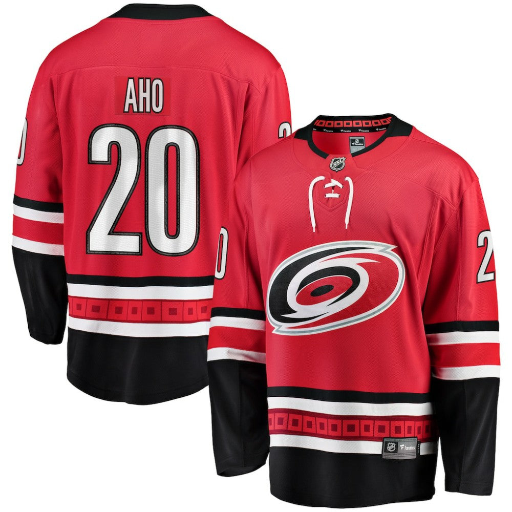 Sebastian Aho Carolina Hurricanes Fanatics Alternate Breakaway Player Jersey - Red - NHL