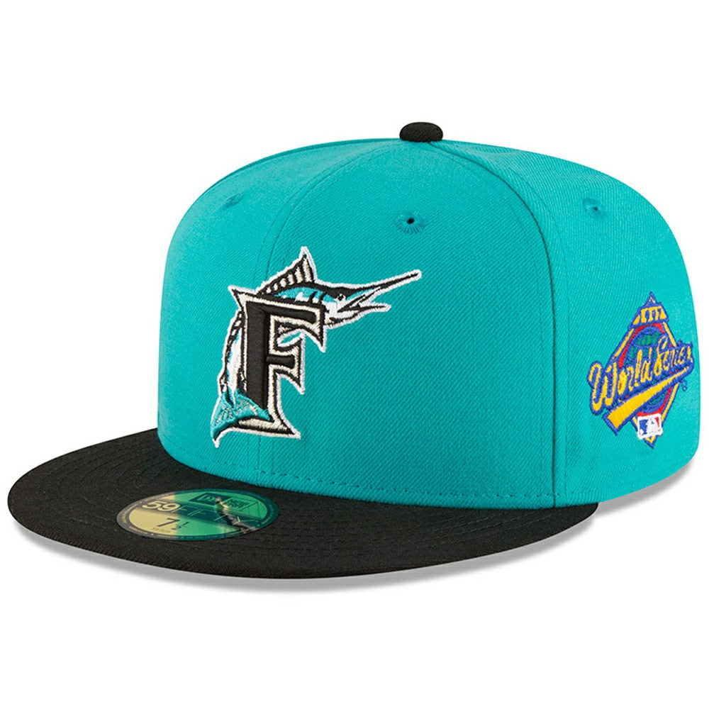 Florida Marlins New Era World Series Wool 59FIFTY Fitted Hat - MLB