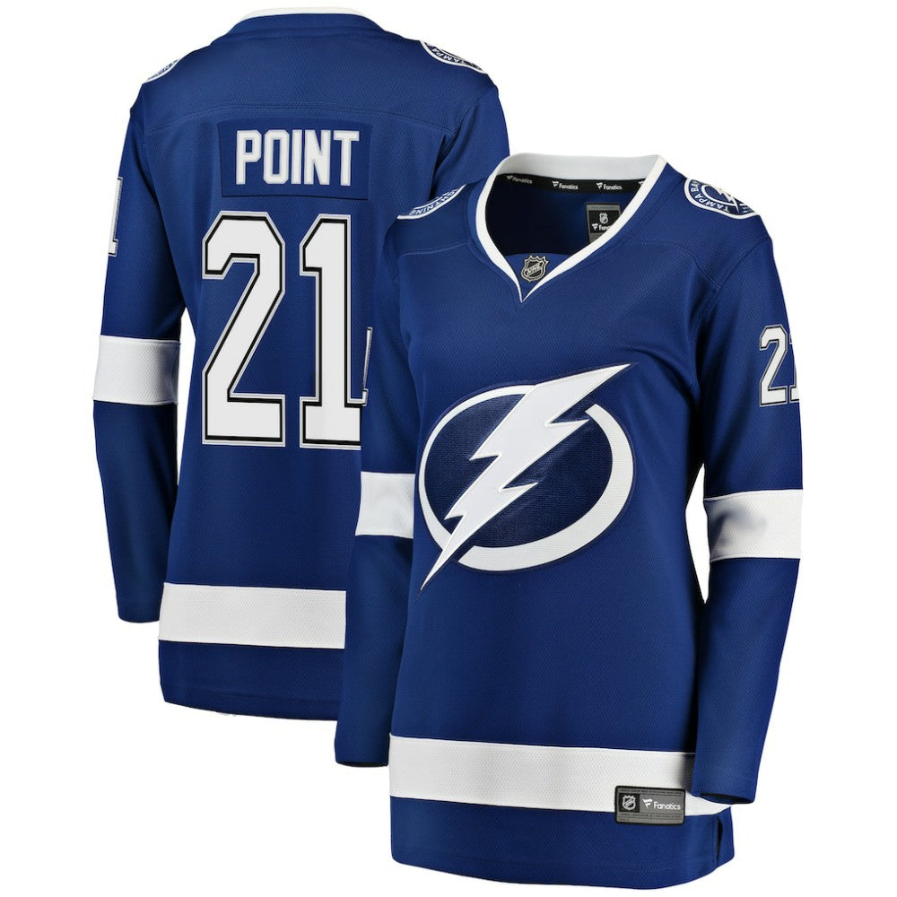 Brayden Point Tampa Bay Lightning Fanatics Women's Breakaway Player Jersey - Blue - NHL