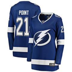 Brayden Point Tampa Bay Lightning Fanatics Women's Breakaway Player Jersey - Blue - NHL