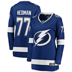 Victor Hedman Tampa Bay Lightning Fanatics Women's Breakaway Player Jersey - Blue - NHL