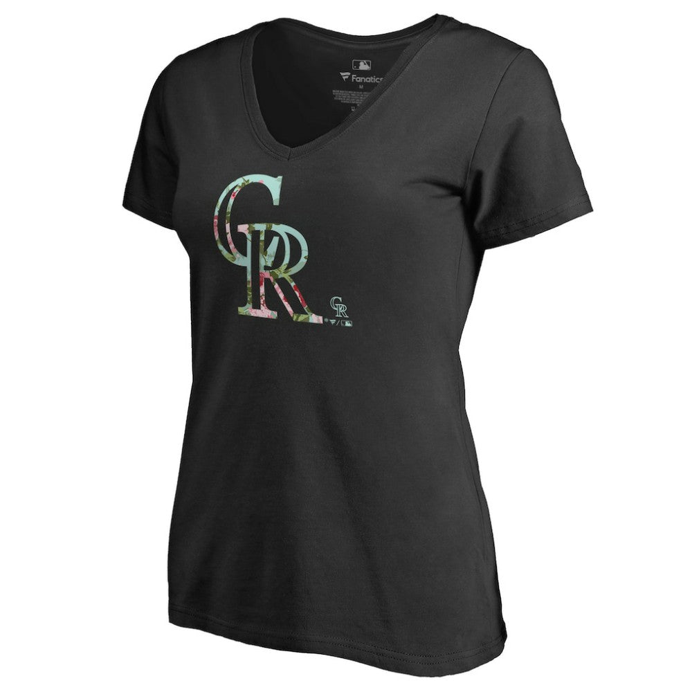 Colorado Rockies Women's Lovely V-Neck T-Shirt - MLB