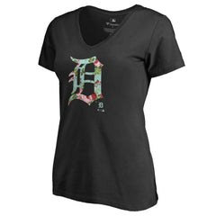 Detroit Tigers Women's Lovely V-Neck T-Shirt - MLB