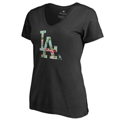 Los Angeles Dodgers Women's Lovely V-Neck T-Shirt - MLB