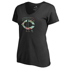 Minnesota Twins Women's Lovely V-Neck T-Shirt - MLB