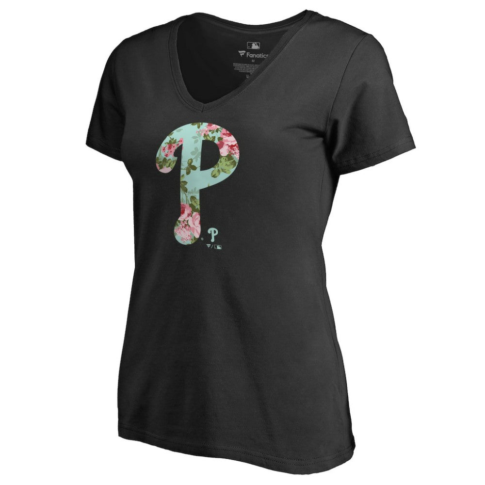 Philadelphia Phillies Women's Lovely V-Neck T-Shirt - MLB