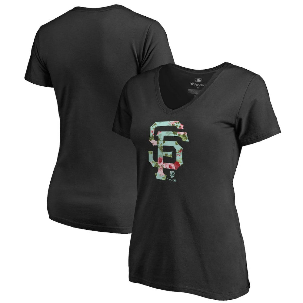 San Francisco Giants Women's Lovely V-Neck T-Shirt - MLB