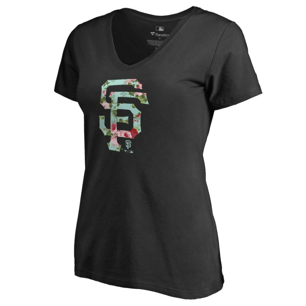 San Francisco Giants Women's Lovely V-Neck T-Shirt - MLB