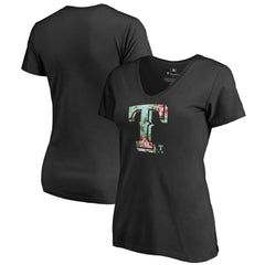 Texas Rangers Women's Lovely V-Neck T-Shirt - MLB