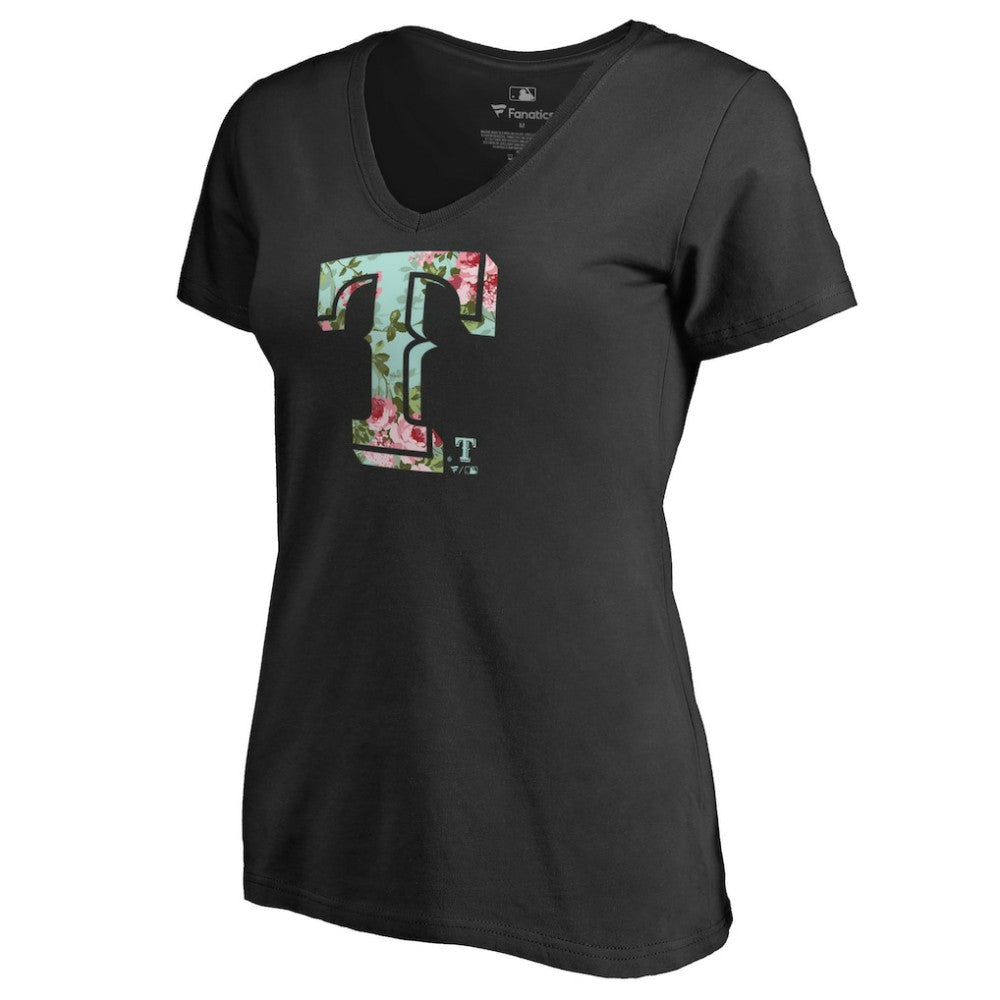 Texas Rangers Women's Lovely V-Neck T-Shirt - MLB