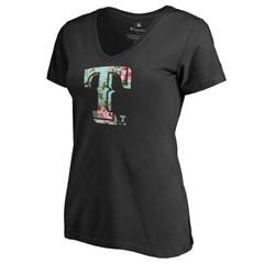 Texas Rangers Women's Lovely V-Neck T-Shirt - MLB