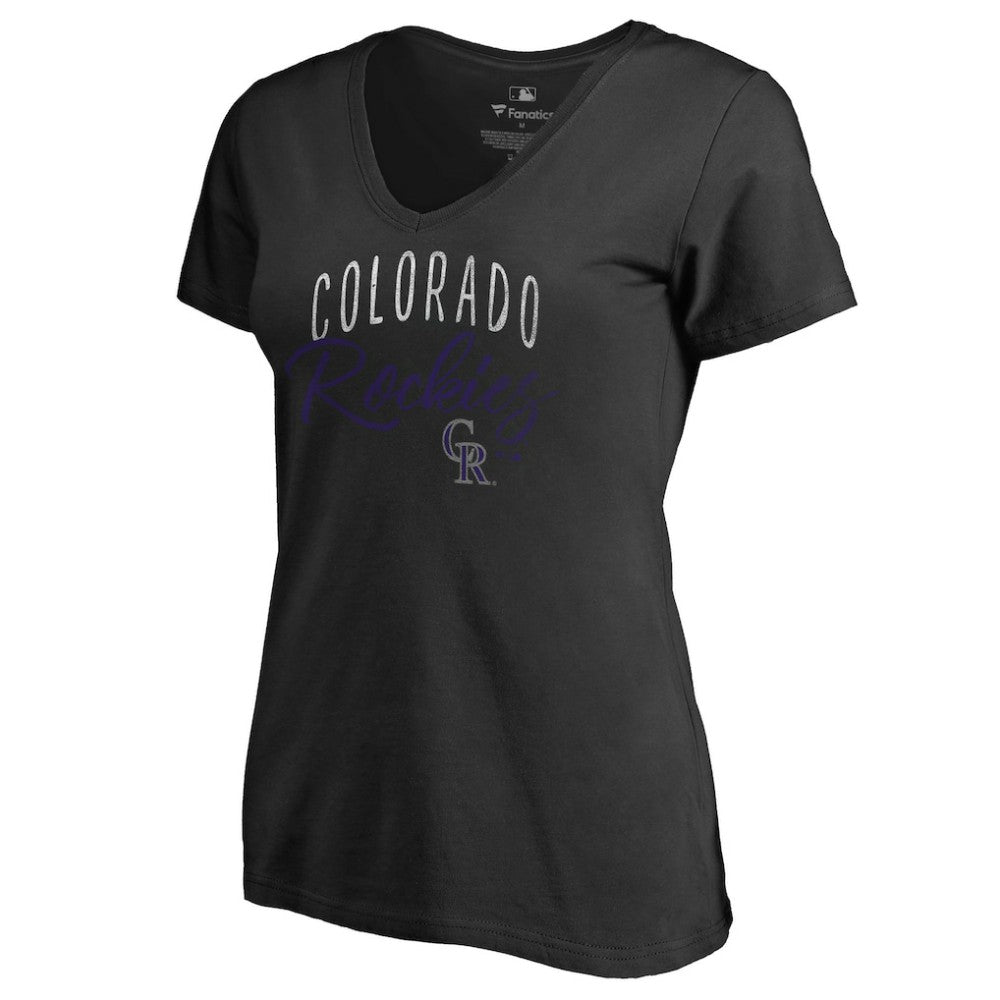 Colorado Rockies Women's Graceful V-Neck T-Shirt - MLB