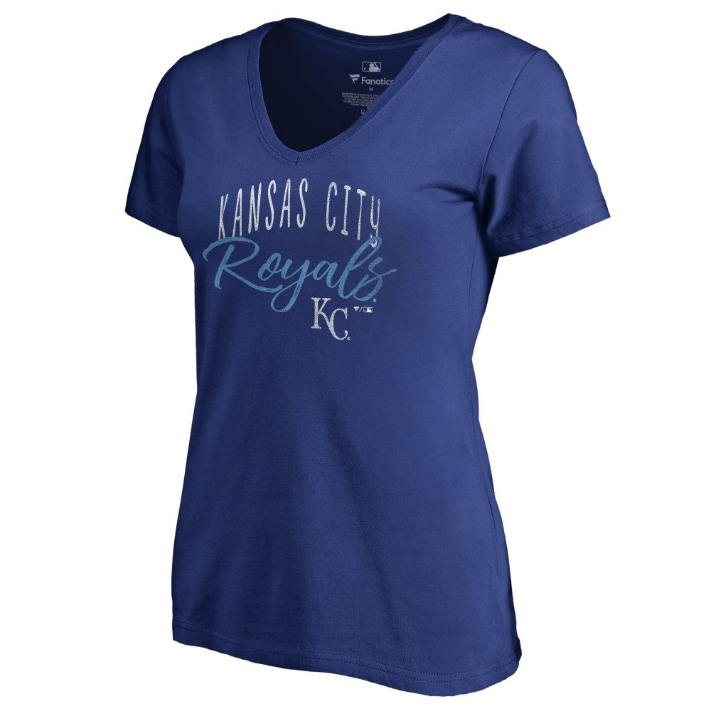 Kansas City Royals Women's Graceful V-Neck T-Shirt - MLB
