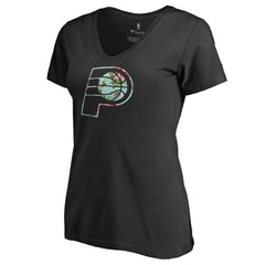 Indiana Pacers Lovely V-Neck T-Shirt Black - NBA