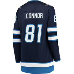 Kyle Connor Winnipeg Jets Fanatics Women's Breakaway Player Jersey - Navy - NHL