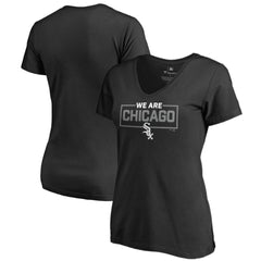 Chicago White Sox Women's We Are Icon V-Neck T-Shirt - MLB