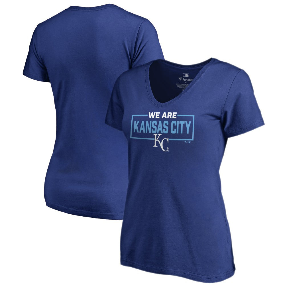 Kansas City Royals Women's We Are Icon V-Neck T-Shirt - MLB