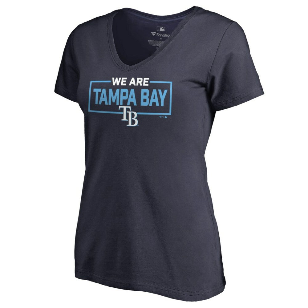 Tampa Bay Rays Women's We Are Icon V-Neck T-Shirt - MLB