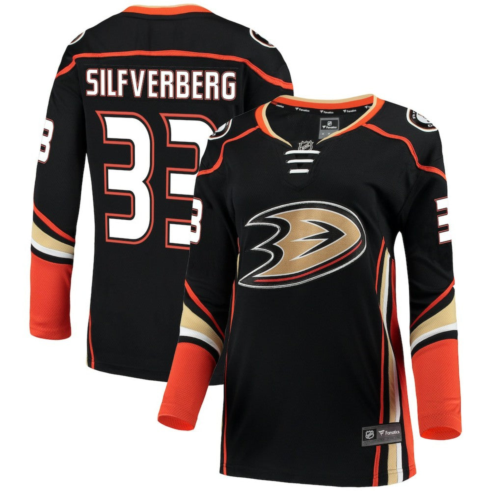 Jakob Silfverberg Anaheim Ducks Fanatics Women's Breakaway Jersey - Black - NHL