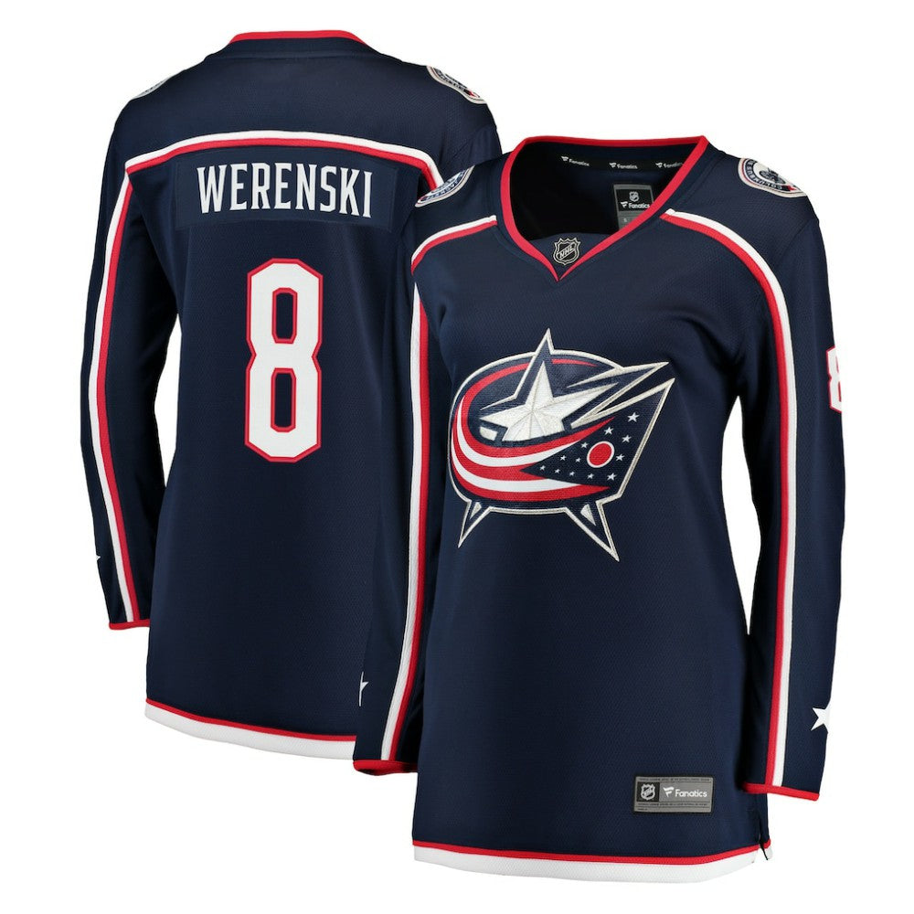 Zach Werenski Columbus Blue Jackets Fanatics Women's Breakaway Jersey - Navy - NHL