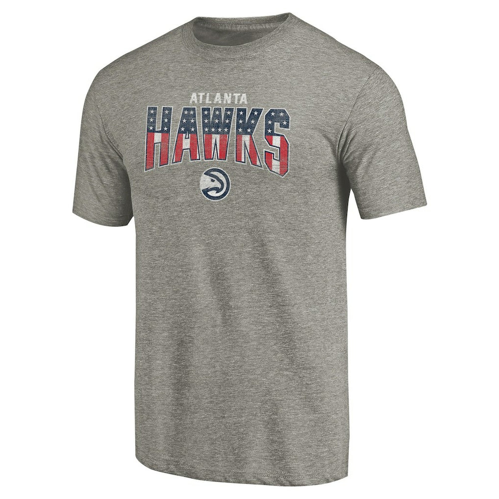 Atlanta Hawks Freedom Tri-Blend T-Shirt Gray - NBA