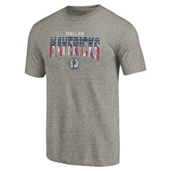Dallas Mavericks Freedom Tri-Blend T-Shirt Gray - NBA