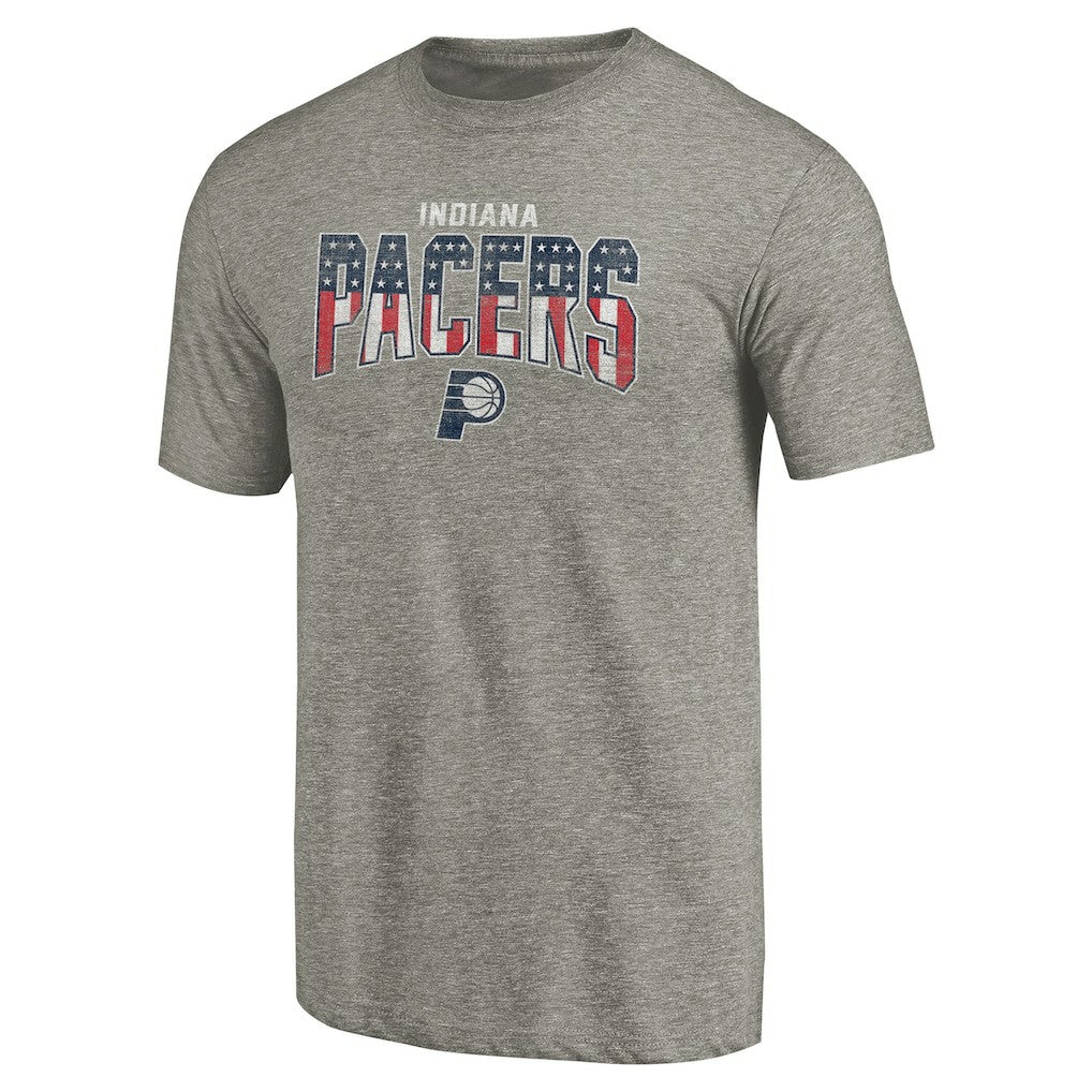Indiana Pacers Freedom Tri-Blend T-Shirt Gray - NBA