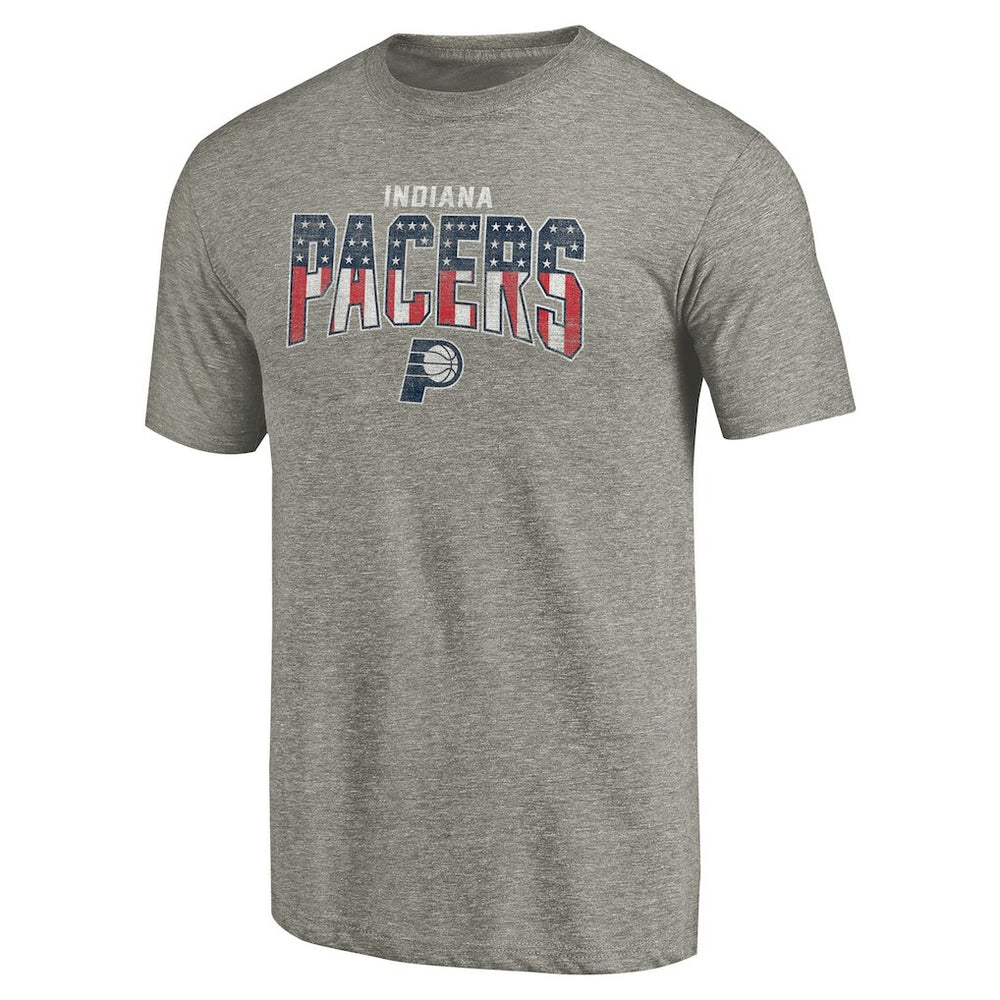Indiana Pacers Freedom Tri-Blend T-Shirt Gray - NBA