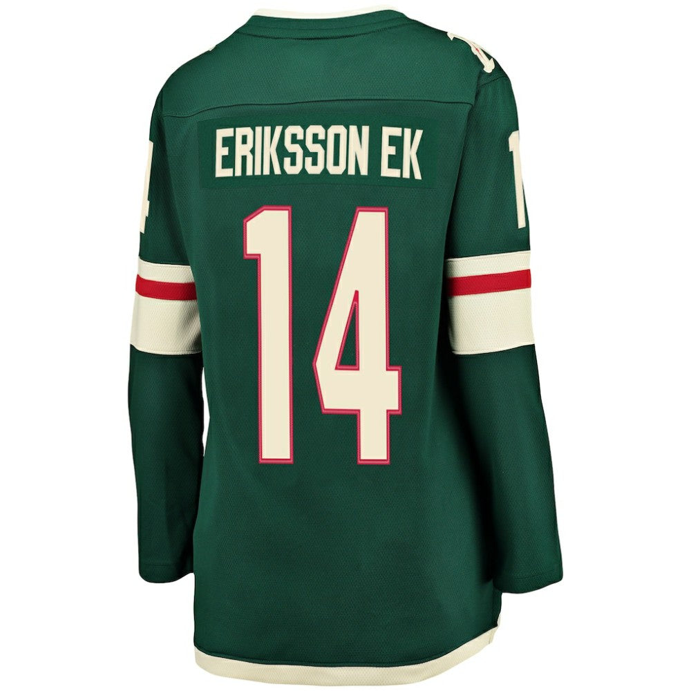 Joel Eriksson Ek Minnesota Wild Fanatics Women's Breakaway Player Jersey - Green - NHL