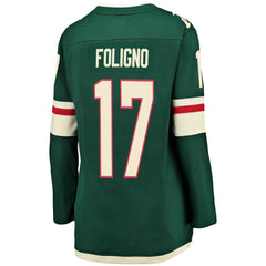 Marcus Foligno Minnesota Wild Fanatics Women's Breakaway Player Jersey - Green - NHL