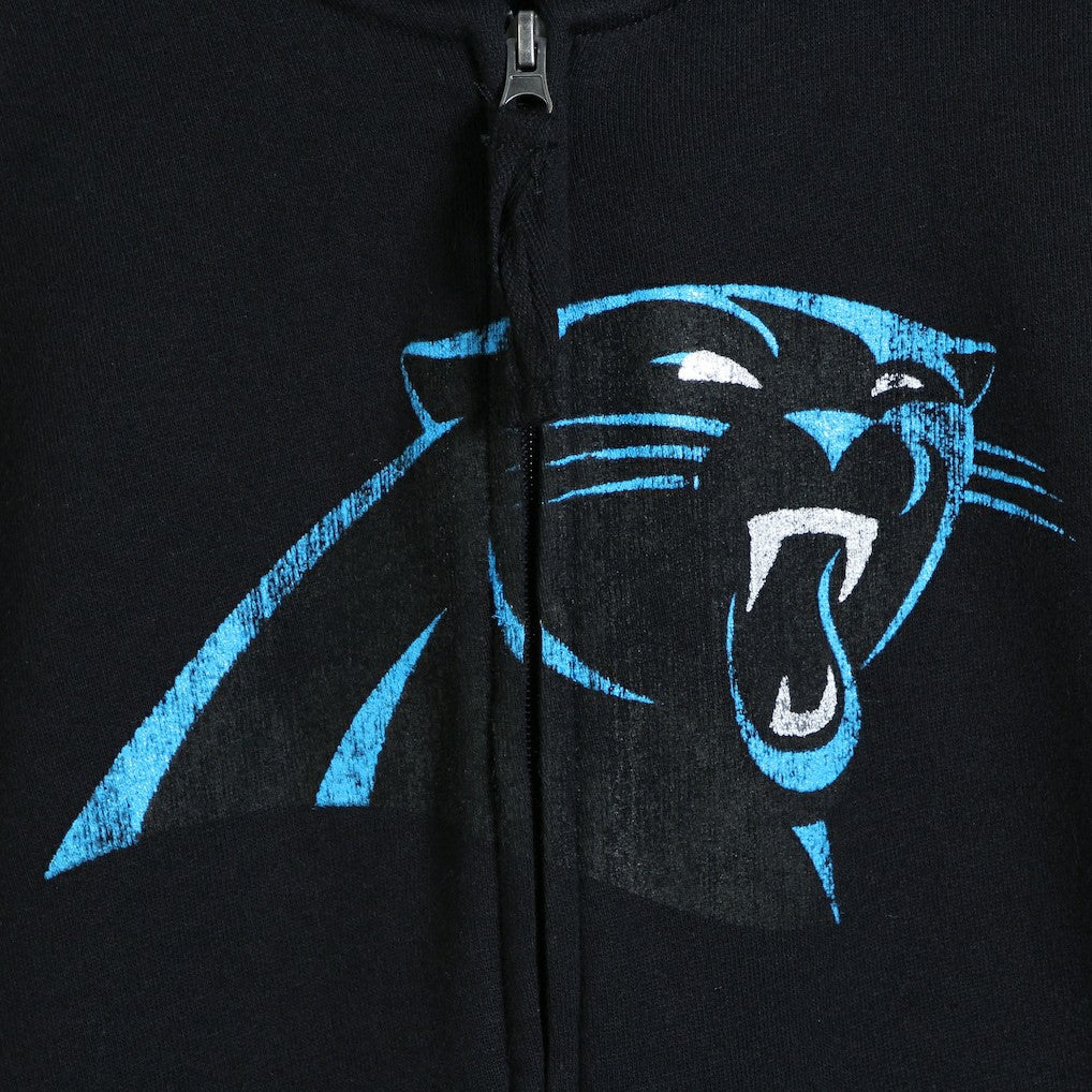 Carolina Panthers G-III Sports by Carl Banks Primary Logo Full-Zip Hoodie Black | NFL