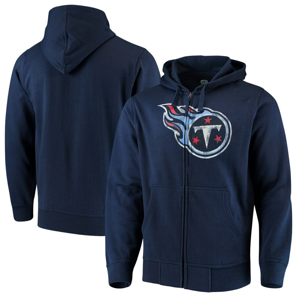 Tennessee Titans G-III Sports by Carl Banks Primary Logo Full-Zip Hoodie Navy | NFL