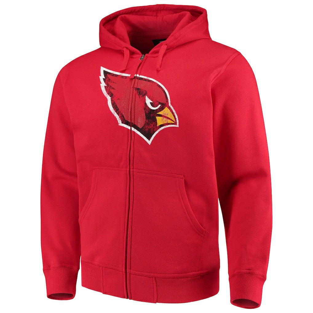 Arizona Cardinals G-III Sports by Carl Banks Primary Logo Full-Zip Hoodie Cardinal | NFL