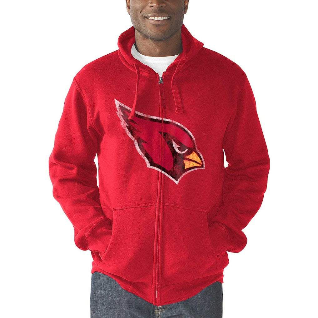 Arizona Cardinals G-III Sports by Carl Banks Primary Logo Full-Zip Hoodie Cardinal | NFL