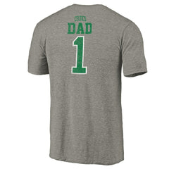 Boston Celtics Greatest Dad Tri-Blend T-Shirt Gray - NBA
