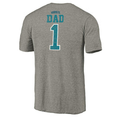 Charlotte Hornets Greatest Dad Tri-Blend T-Shirt Gray - NBA