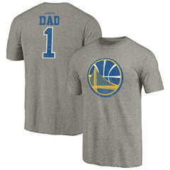 Golden State Warriors Greatest Dad Tri-Blend T-Shirt Gray - NBA